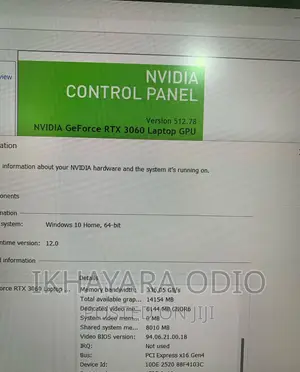 Laptop HP Omen 15 16GB Intel Core I7 SSD 512GB