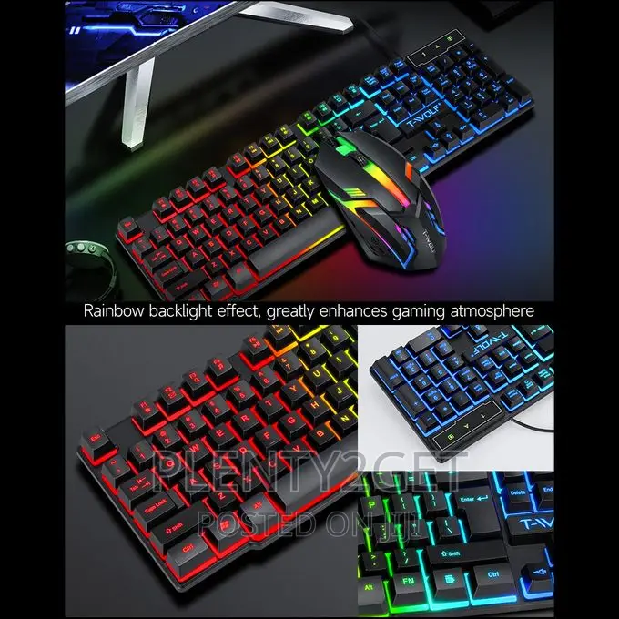 T-Wolf TF800 Four-Piece Gaming Combo