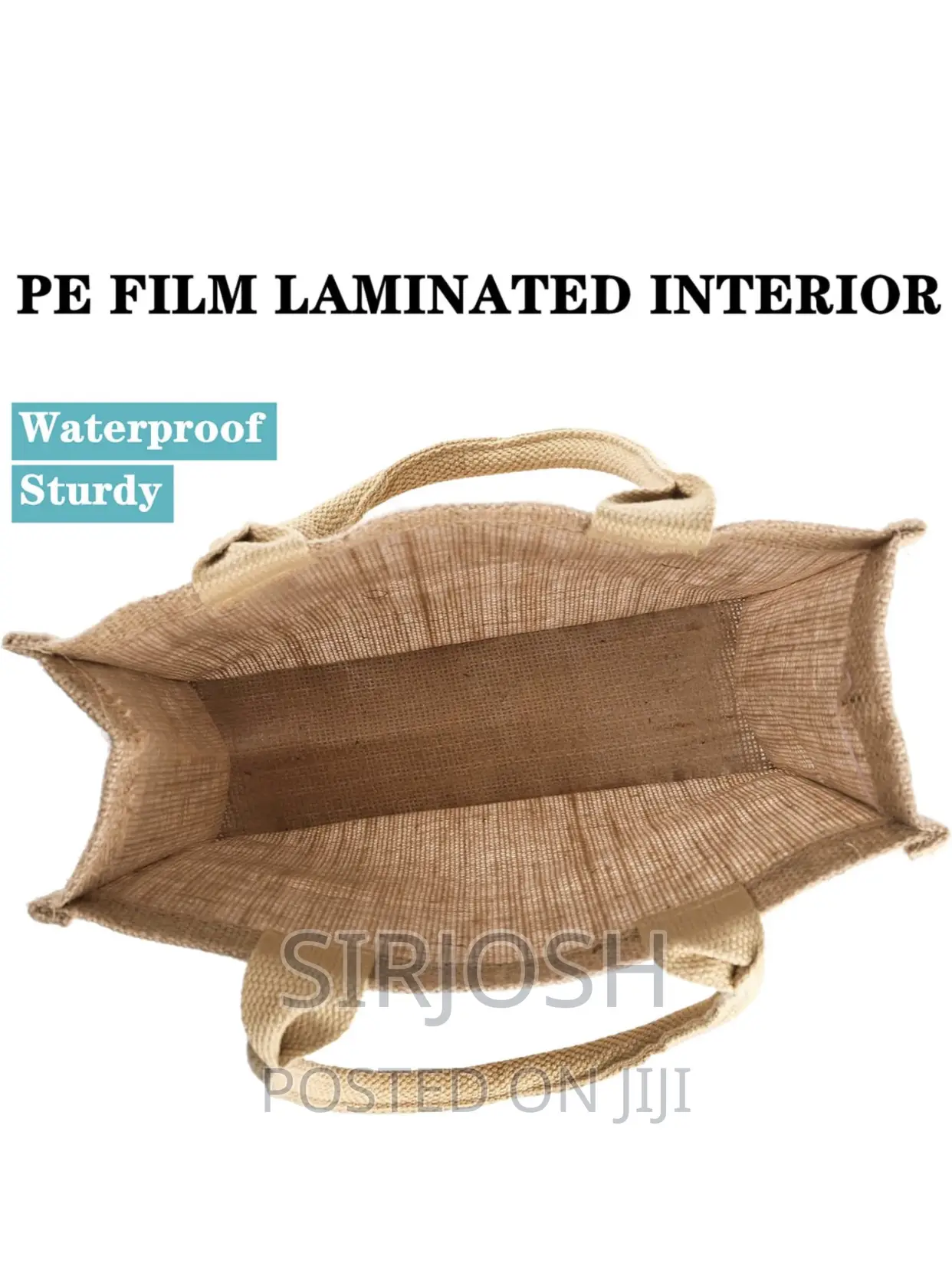 Medium Size Jute Tote Bag