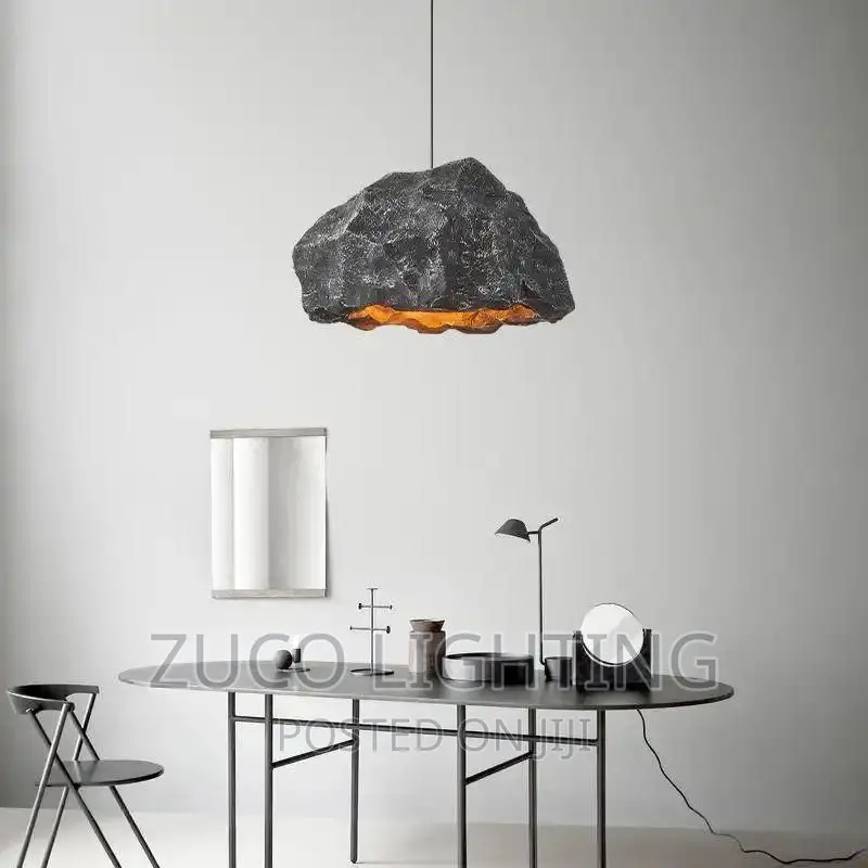 Designer's Creative Rock Texture Chandelier Quiet Style Pers