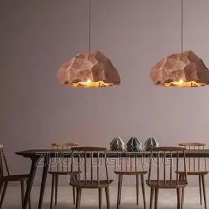 Designer's Creative Rock Texture Chandelier Quiet Style Pers