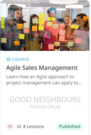Agile Sales Management Online Course(With Certificate)