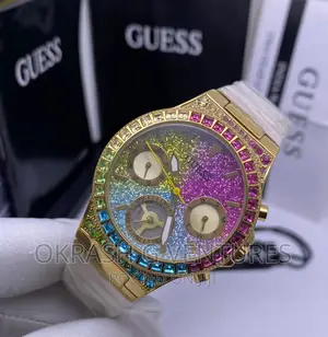 Guess Collection (GC) Ice Head Gold Chain Watch