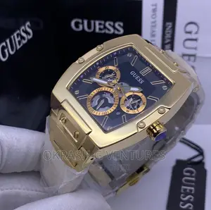 Guess Collection (Gc) Chronograph Gold Chain Watch
