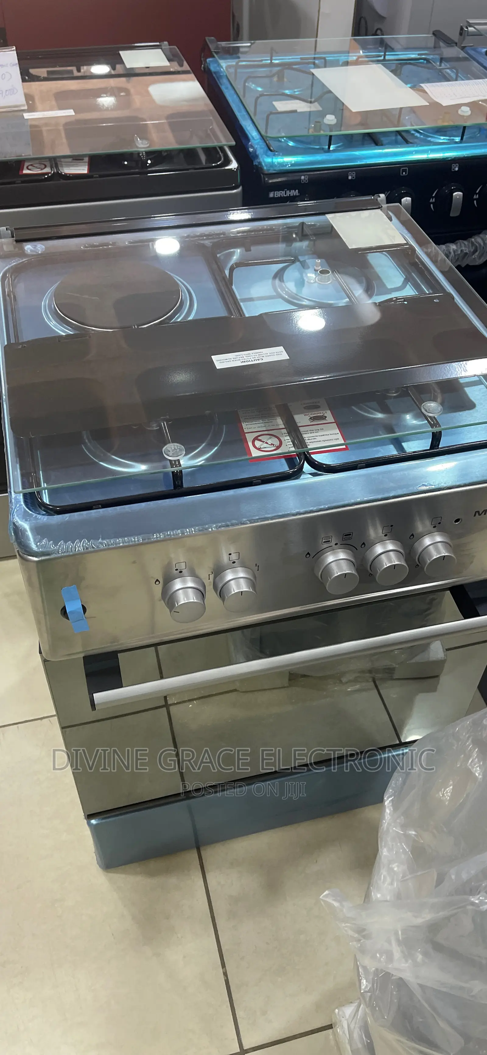 60x60 Maxi Auto Ignition Gas Cooker