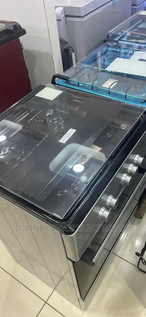 60x60 Basic Gray Maxi Gas Cooker