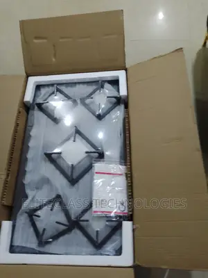 (Stylish) Polystar 5 Burners Built-in Tempered Glass Gashob