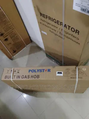 Polystar Tempered Glass Built-in 5 Burners Gashob