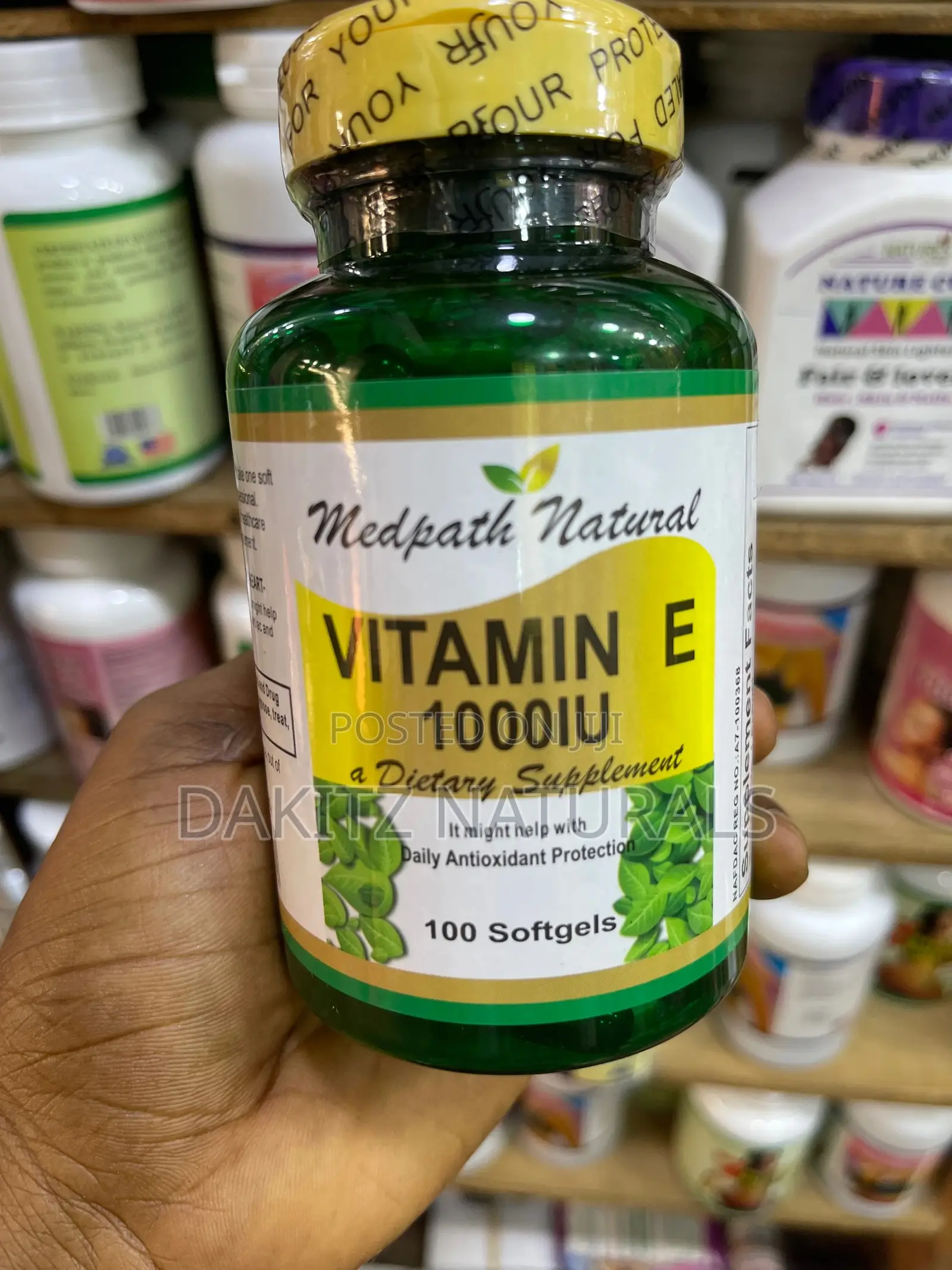 Medpath Natural Vitamin E 1000IU