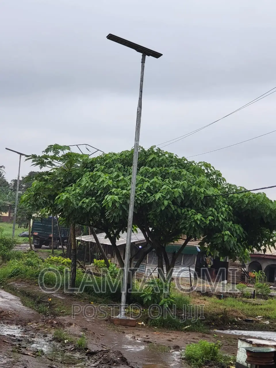 Solar Pole With Foundation Bolt