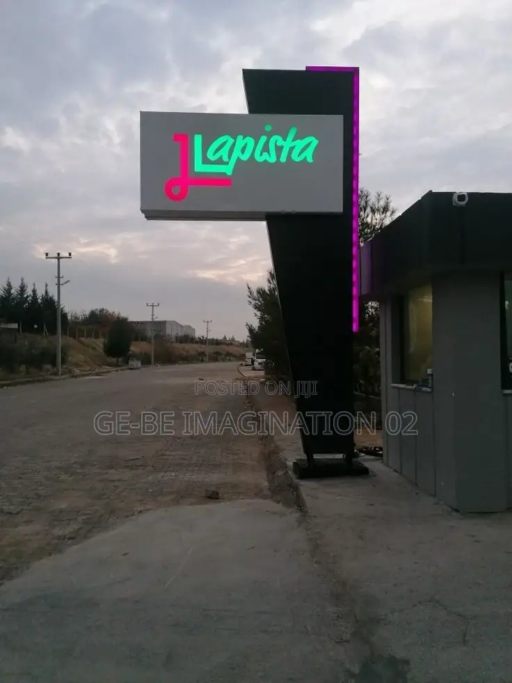 3dsign, Pylon, Neon, and Installation