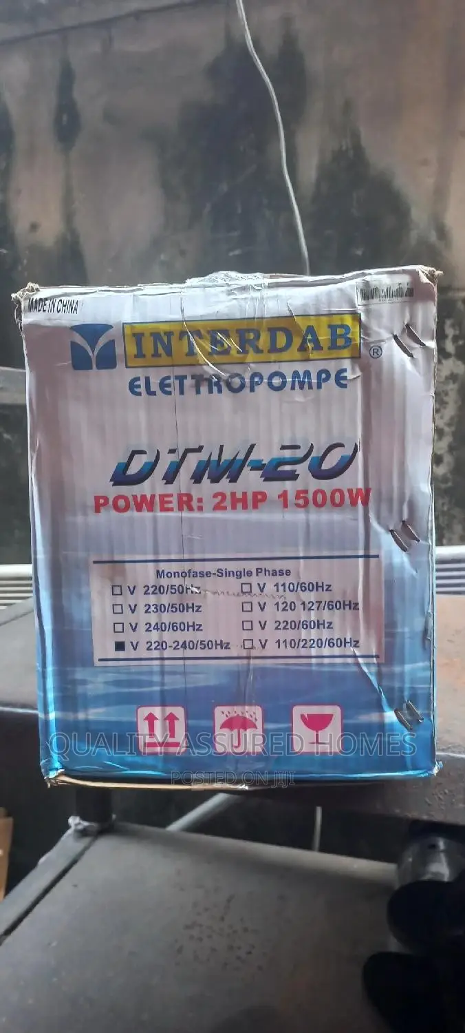2hp Interdab Surface Water Pump 💯 Copper Coil