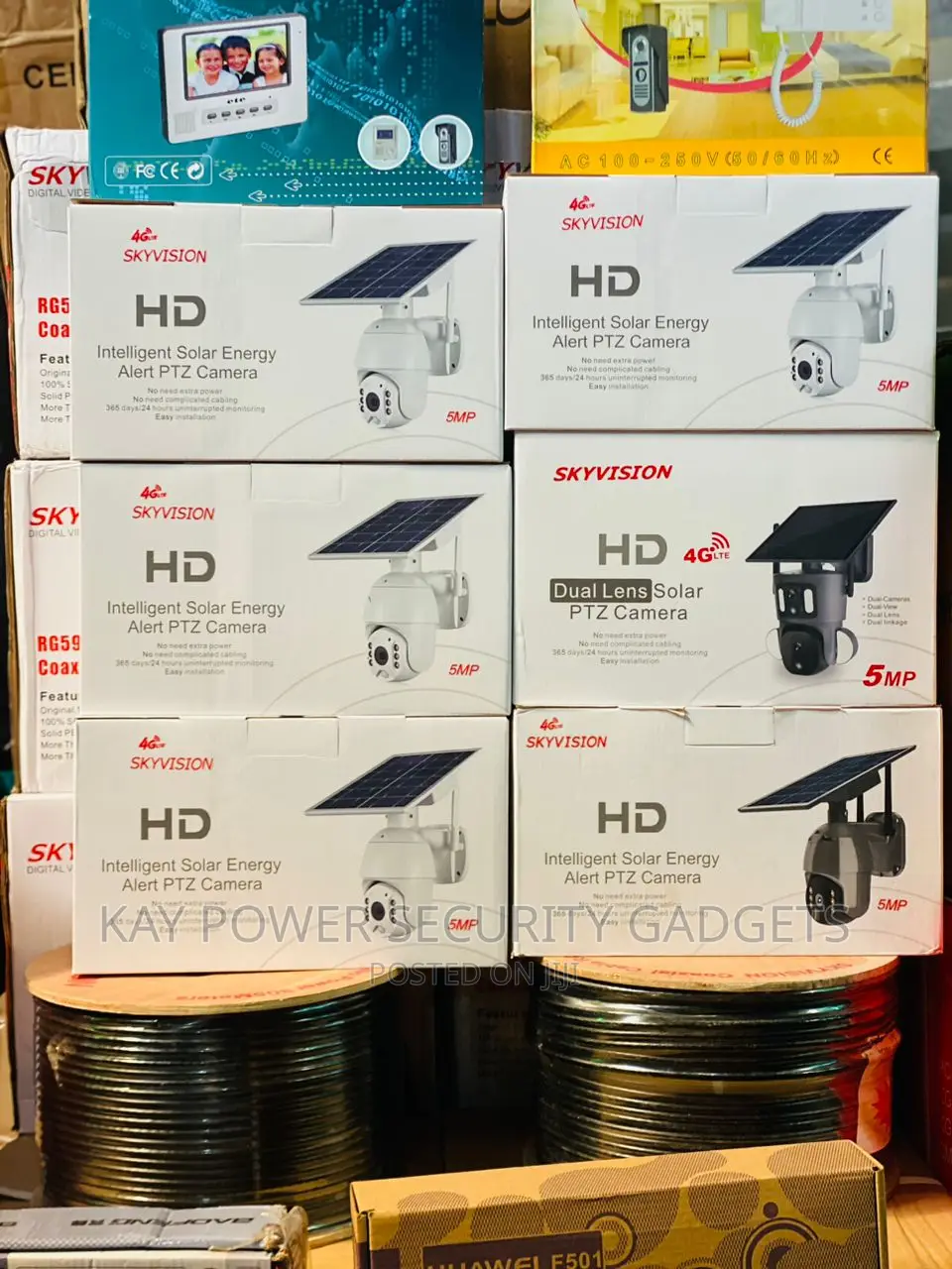 Brand New 5mp Solar Alert PTZ Camera
