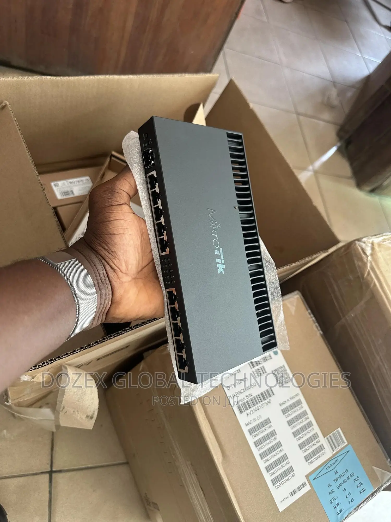 Microtic Rb4011 Mikrotik Rb4011 Wired Gigabit Router for sale - Dozex global ...