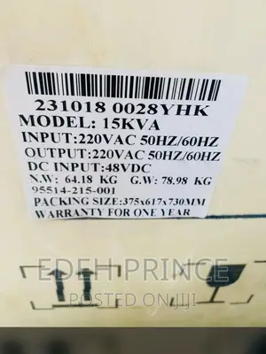 15kva Yohako Inverter