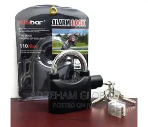 Kin Bar Alarm Padlock.