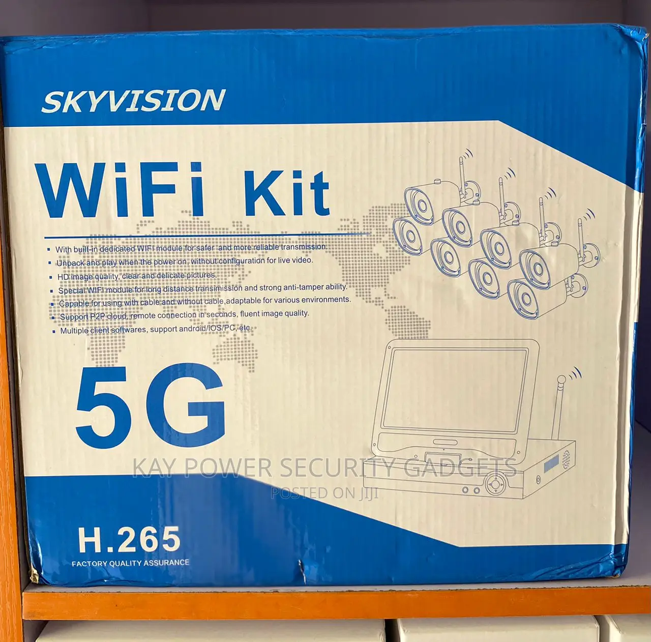 High Quality 8way Wifi CCTV Kit Camera