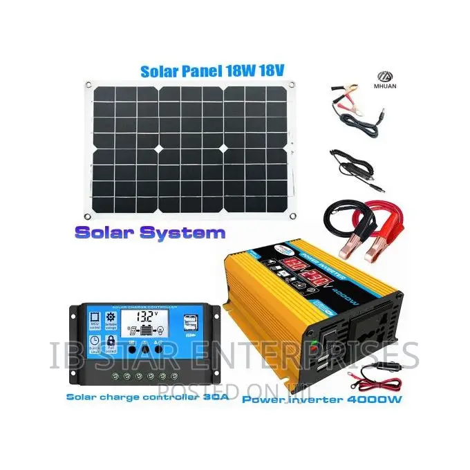 4000W Free Delivery Inverter Controller Panel Solar System