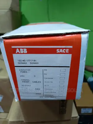Abb Circuit Breakers 400amps 3pole
