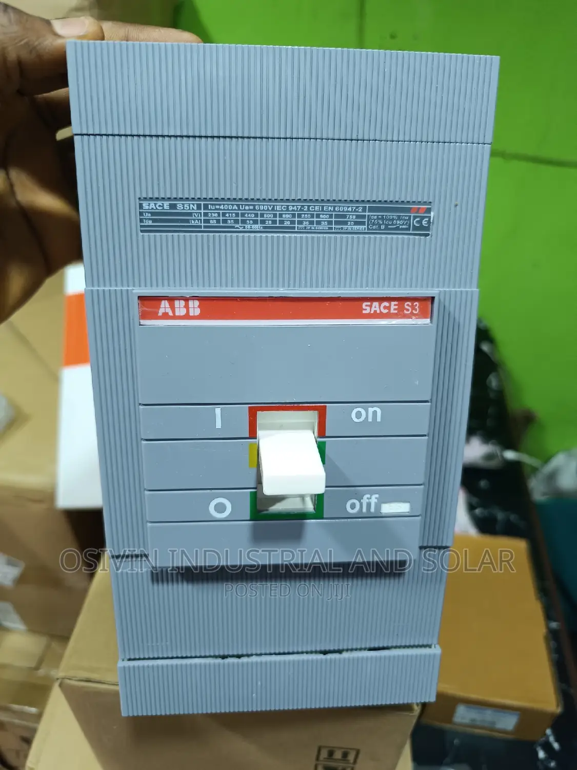 Abb Circuit Breakers 400amps 3pole