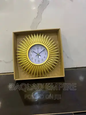 Single Wall Clock(Gold)