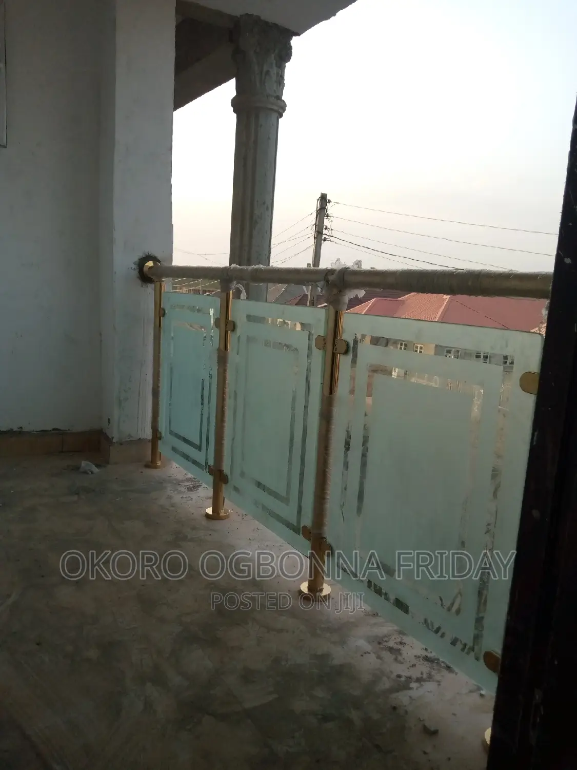 Balcony With Sticker