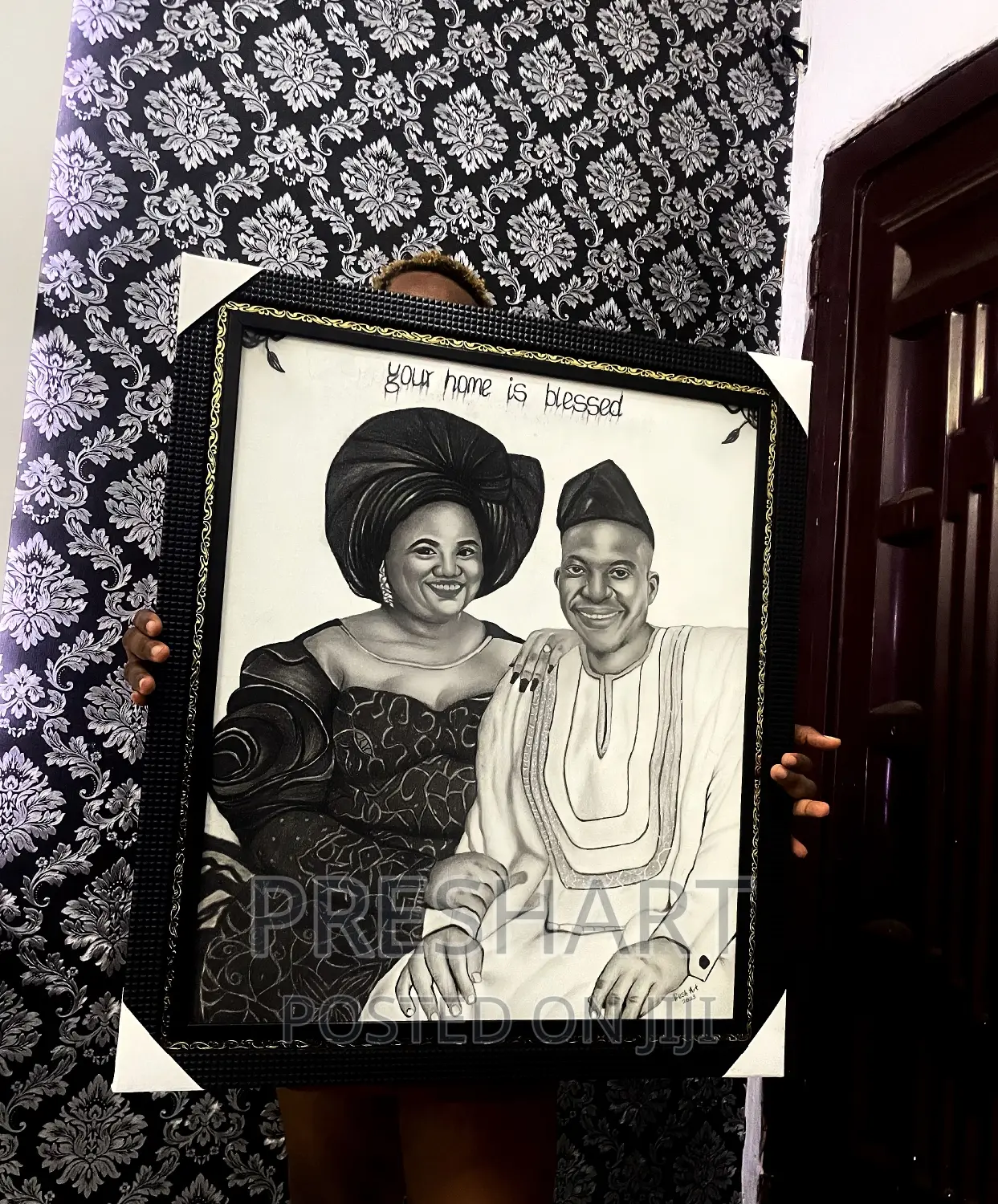 Pencil Drawing for Couples