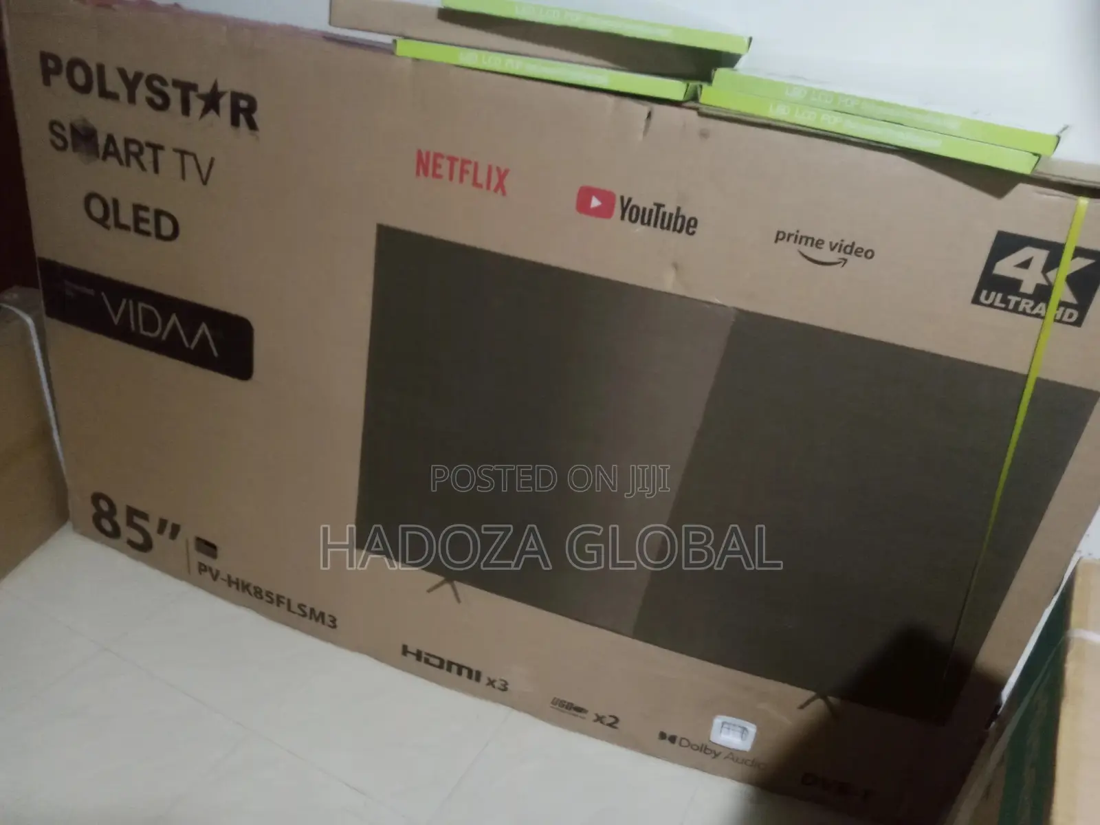 Polystar 85" Qled Smart Tv- Powered by Vidaa