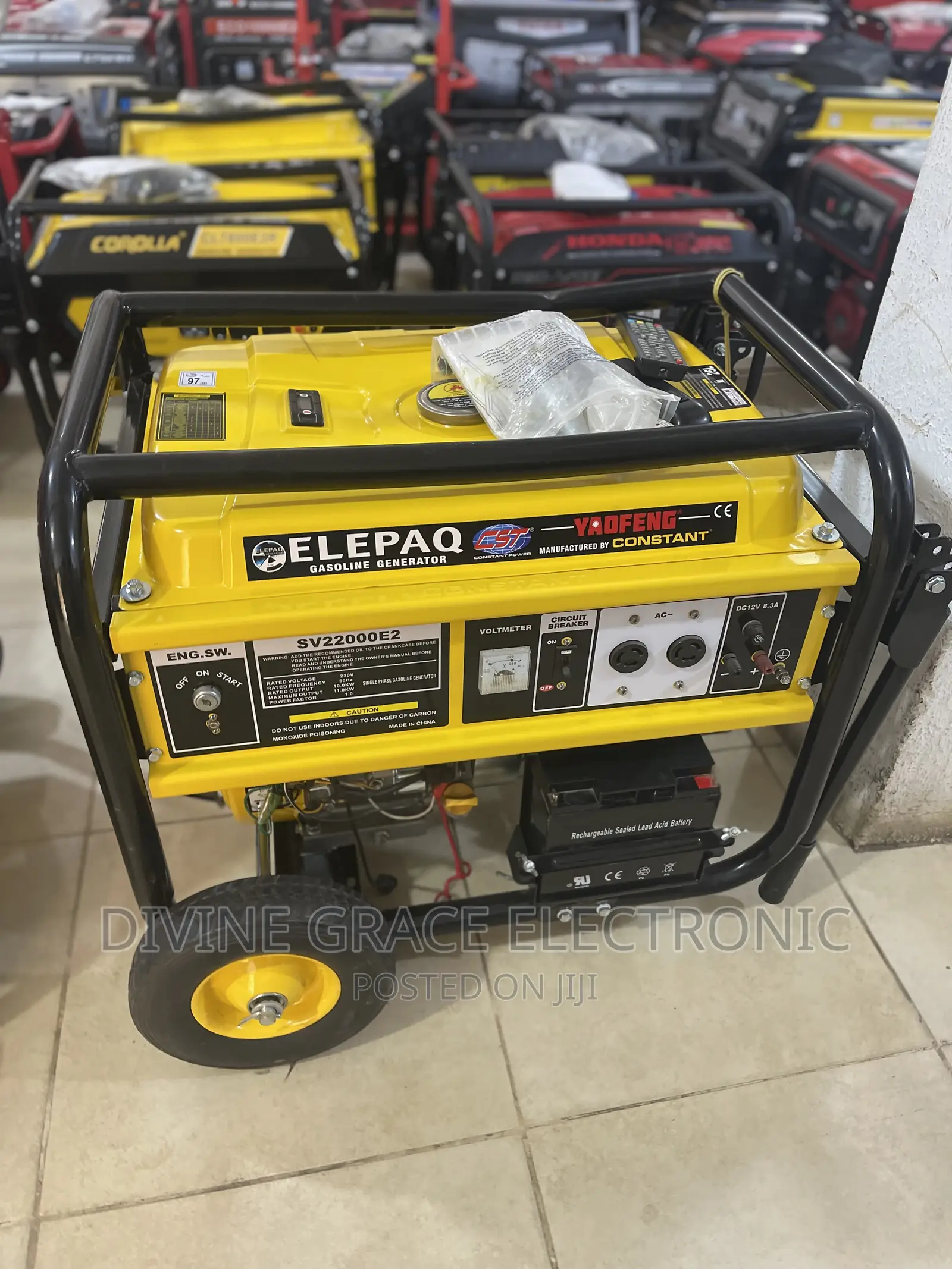 10kva Constant Elepaq Generator
