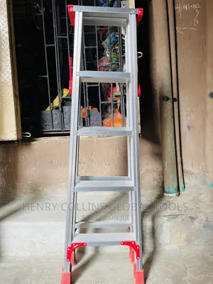 5 Step Both Sides Aluminum Ladder
