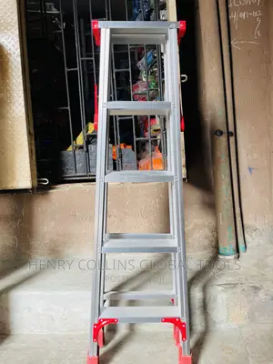 5 Step Both Sides Aluminum Ladder