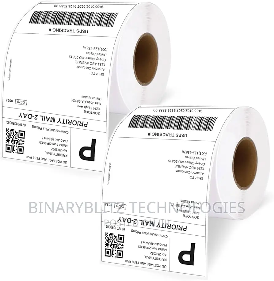 100mm by 150mm Shipping Label