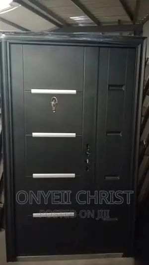 Black Steel Door
