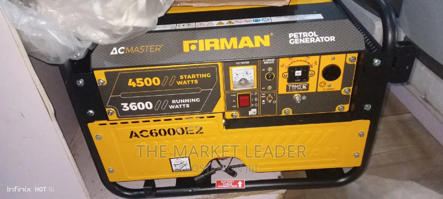 Firman Generator Ac6000 4.5kva Timer Generator