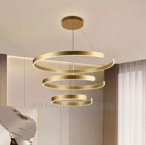 New Golden Ring Chandelier