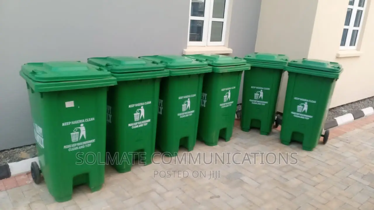 240 Litters Durable Smart Plastic Lawma Refuse Waste Bin