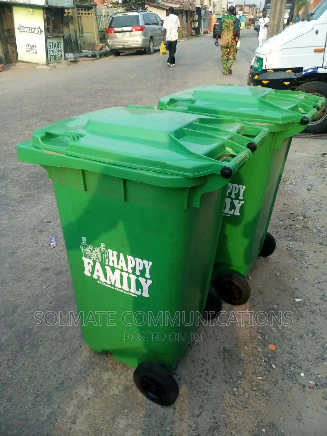 240 Litters Durable Smart Plastic Lawma Refuse Waste Bin