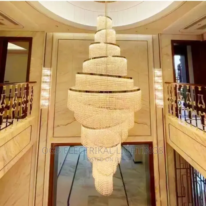 Long Luxury Staircase Chandelier