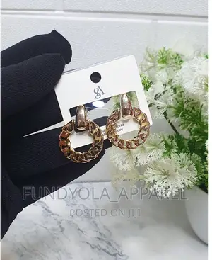High Quality Cuban Style Korean Earring