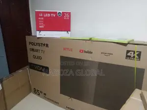 New, Quality Polystar 85 Inches Qled Smart TV