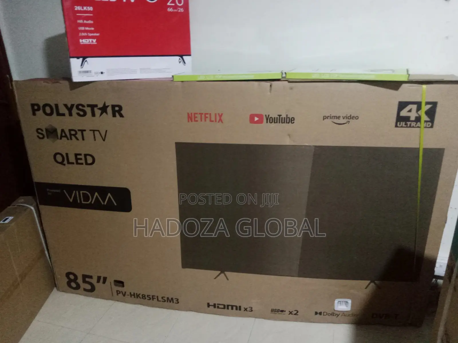 New, Quality Polystar 85 Inches Qled Smart TV