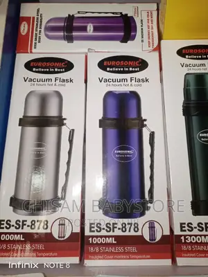Eurosonic Stainless Flasks 1 LTR