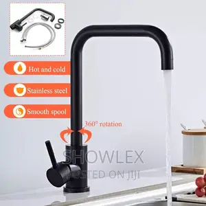 Black Sink Mixer Tap 575