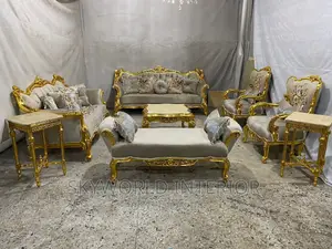 Royal 10 Seater Sofa Chairs and Table