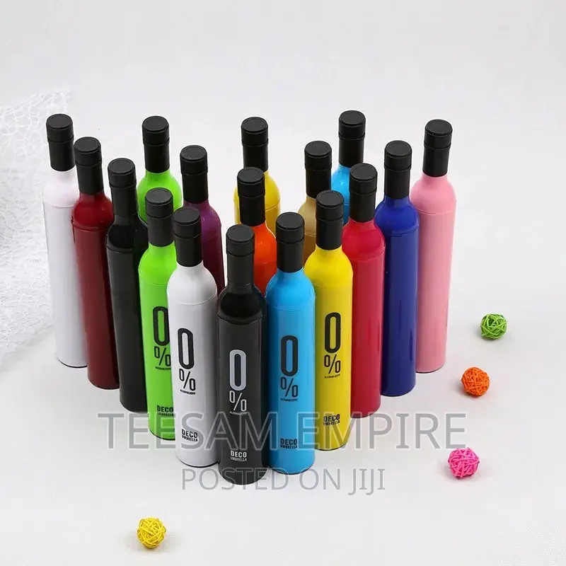 1pcs Bottle Umbrella - Pink