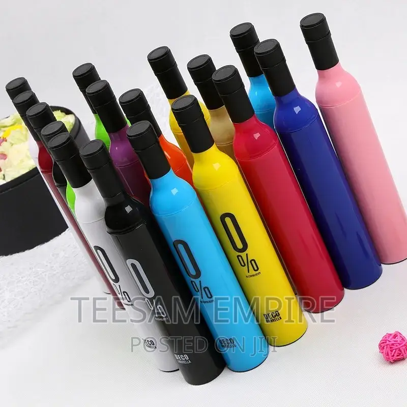 1pcs Bottle Umbrella - Pink