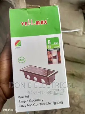 6watt Solar Wall Light