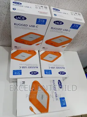 Rugged Usb-c Lacie 5tb Portable Hdd