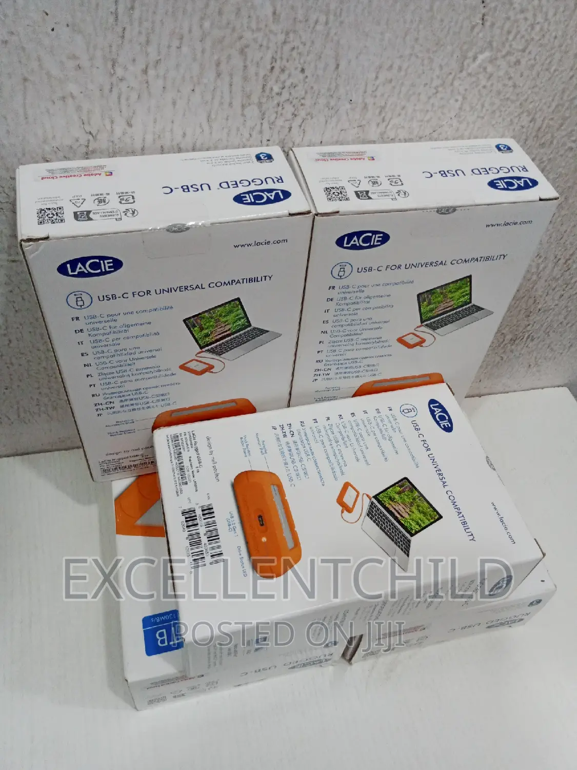 Rugged Usb-c Lacie 5tb Portable Hdd
