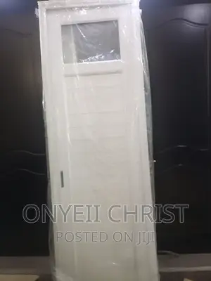 Photo - Toilet PVC Door White Extra Height